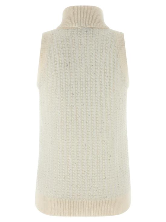 25FW 페세리코 터틀넥 E98197F079217C03C WHITE - PESERICO