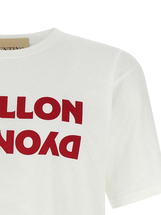  발렌티노 가라바니 반팔 티셔츠 V0MG16PB6EA33 WHITE - VALENTINO GARAVANI