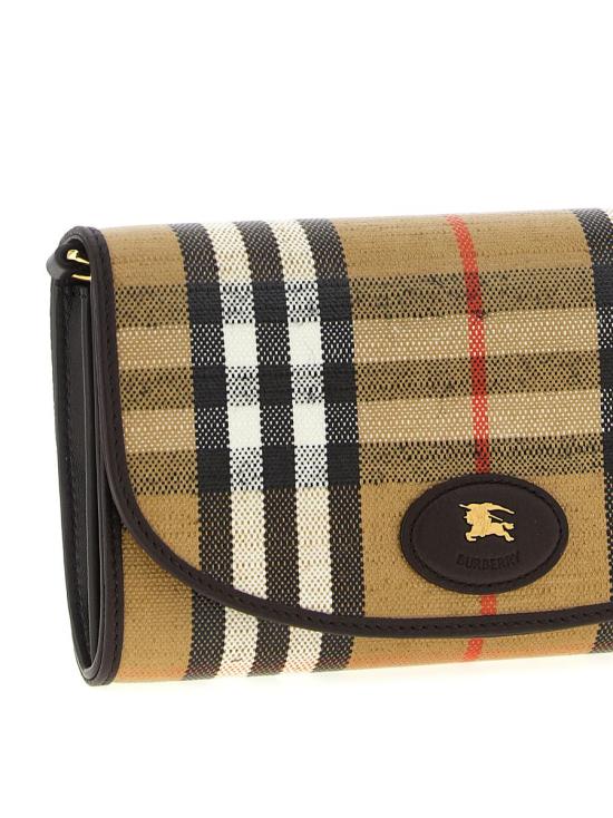  버버리 하이랜드 체인 스트랩 월렛  8112274SAND MULTICOLOR - BURBERRY