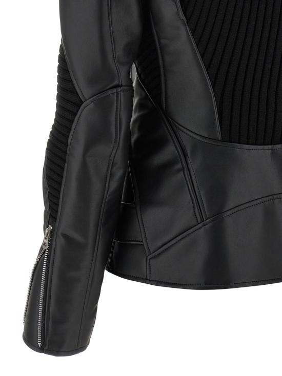 25FW 와타나베 준야 가죽 자켓 JPJ0071 Black - JUNYA WATANABE