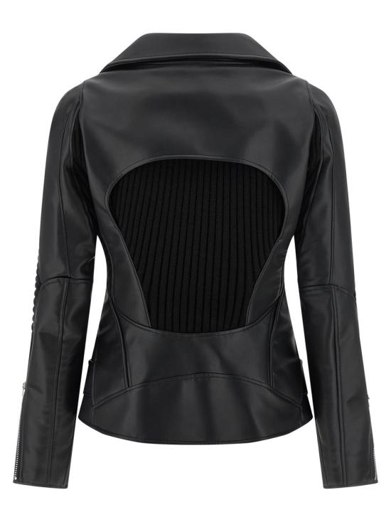 25FW 와타나베 준야 가죽 자켓 JPJ0071 Black - JUNYA WATANABE