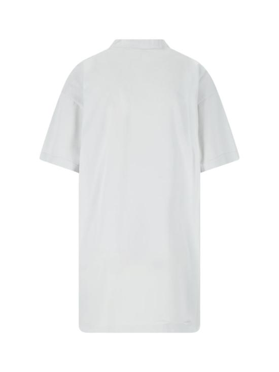 25SS 발렌시아가 옵틱컬 오버사이즈 티셔츠 811688 TRVU69081 White - BALENCIAGA