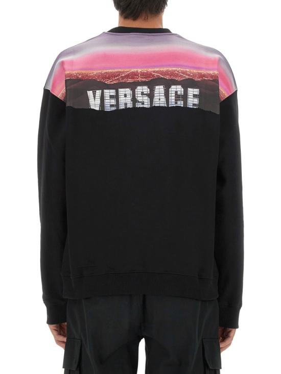  베르사체 긴팔 티셔츠 1012929 1A093392B510 Black - VERSACE