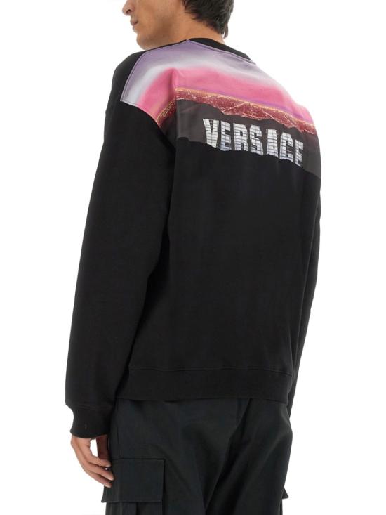  베르사체 긴팔 티셔츠 1012929 1A093392B510 Black - VERSACE