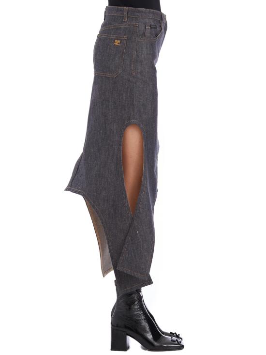 24FW 쿠레쥬 스커트 I424DJU206DE00359011 Grey - COURREGES