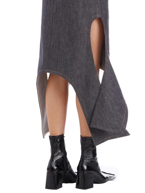 24FW 쿠레쥬 스커트 I424DJU206DE00359011 Grey - COURREGES