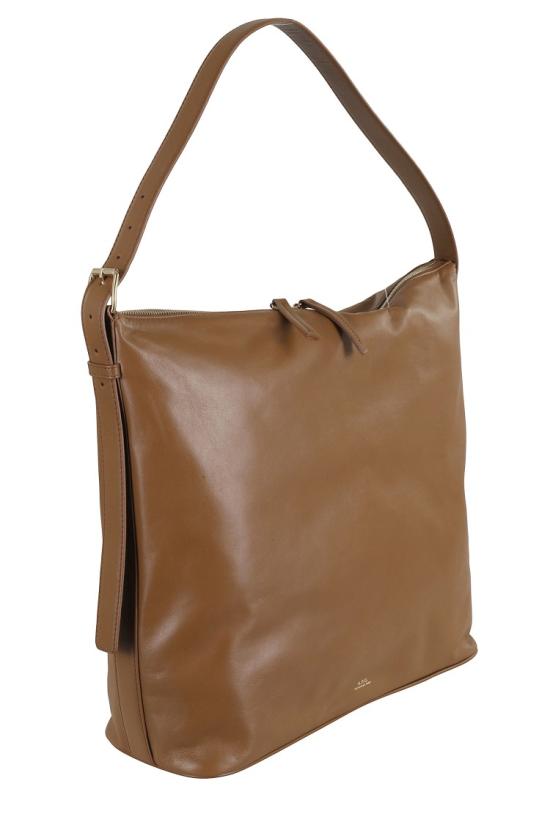 25FW 아페쎄 베라 레더 토트 백 PXCBS F67029 097 Brown - A.P.C.