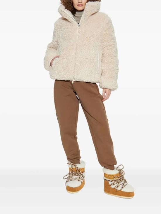 25FW 세이브더덕 Kennie 케니 페이크 퍼 푸퍼 자켓 D31990W CURL21 40034 BEIGE - SAVE THE DUCK