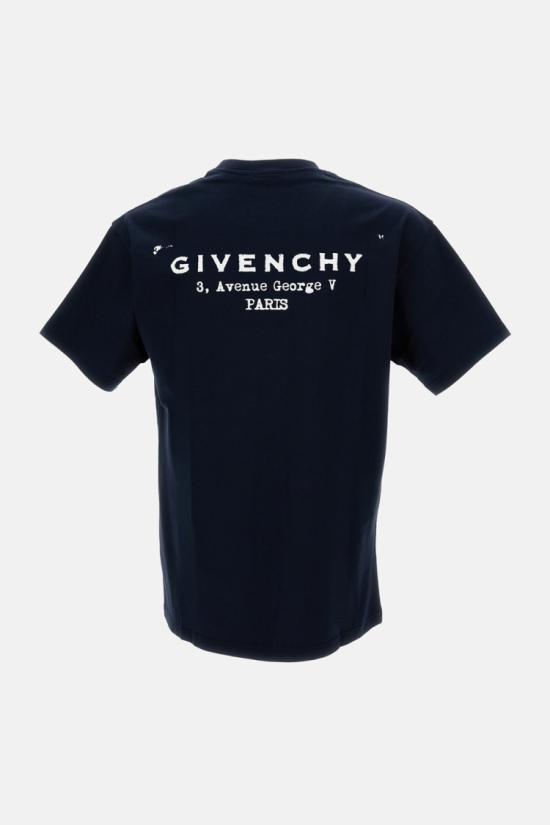25FW 지방시 반팔 티셔츠 BM71NK3YRJ499 Black - GIVENCHY