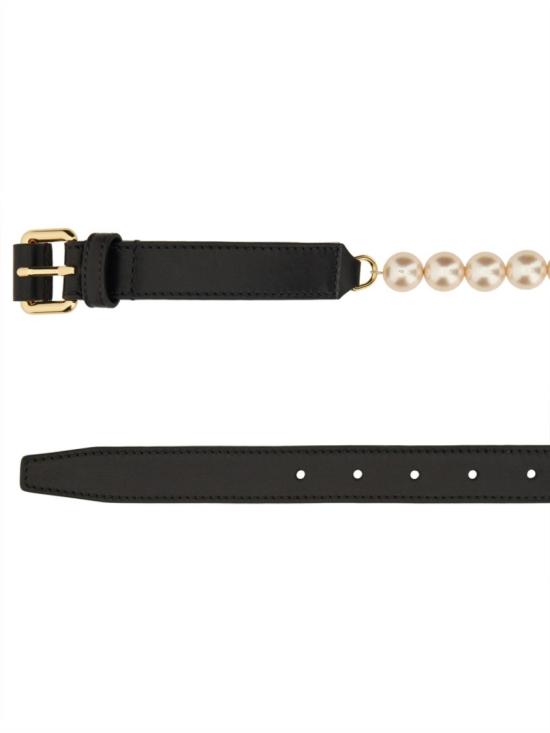  모스키노 레귤러 벨트 MC6020PP0M OA0000 Black - MOSCHINO