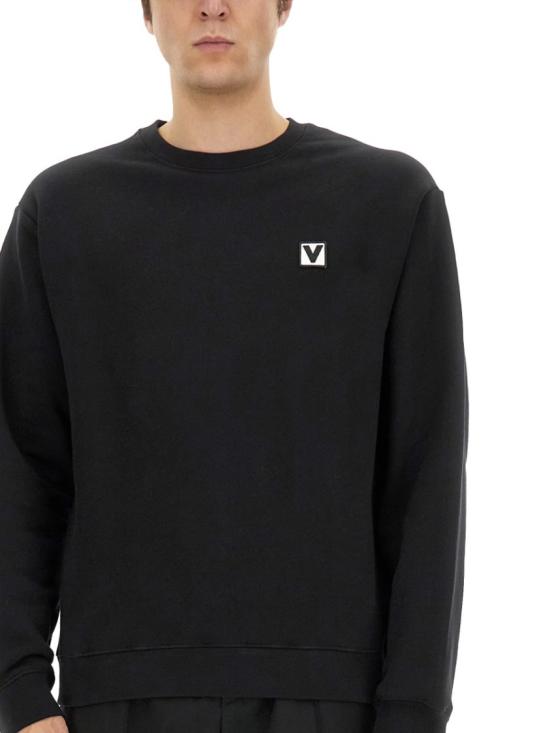  발렌티노 가라바니 긴팔 티셔츠 6V3MF28RAQS 0NO Black - VALENTINO GARAVANI