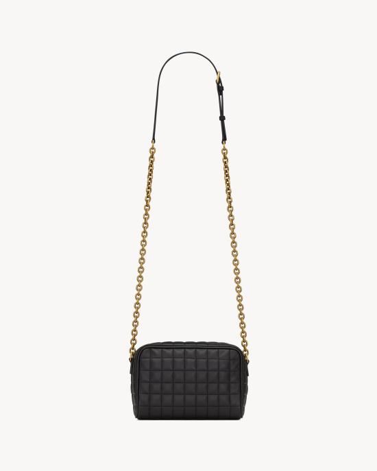 26SS 생로랑 카산드라 마틀라세 까레 미니 카메라백 764809AABVP1000 Black - SAINT LAURENT