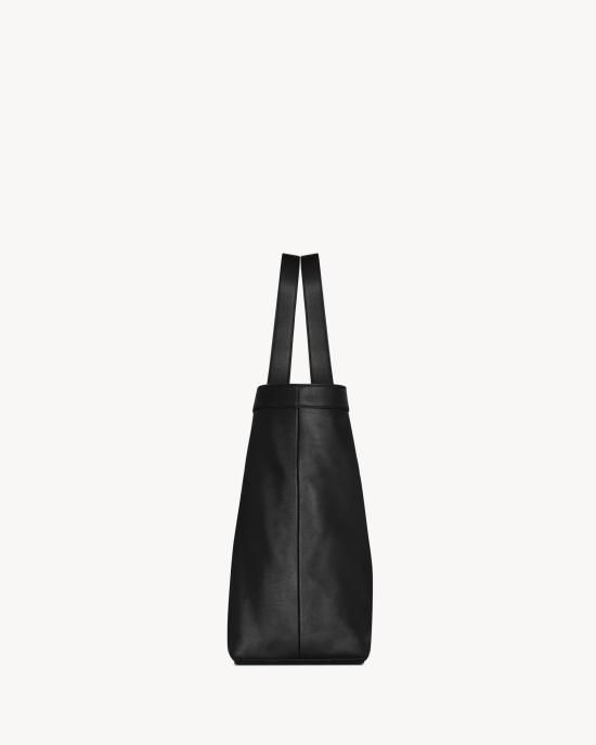 25FW 생로랑 Y 토트 그레인드 레더 820672AAEIF1000 Black - SAINT LAURENT
