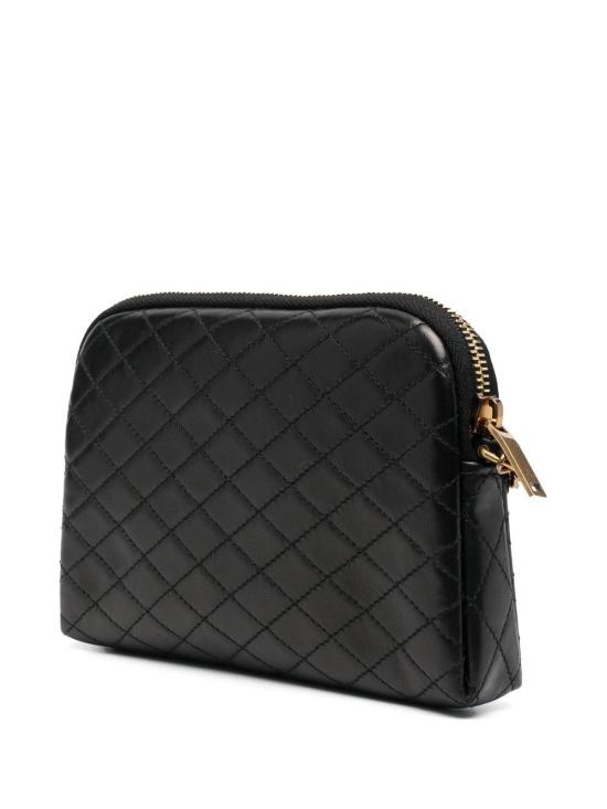26SS 생로랑 퀼티드 램스킨 가비 지퍼 파우치 7336671EL071000 Black - SAINT LAURENT