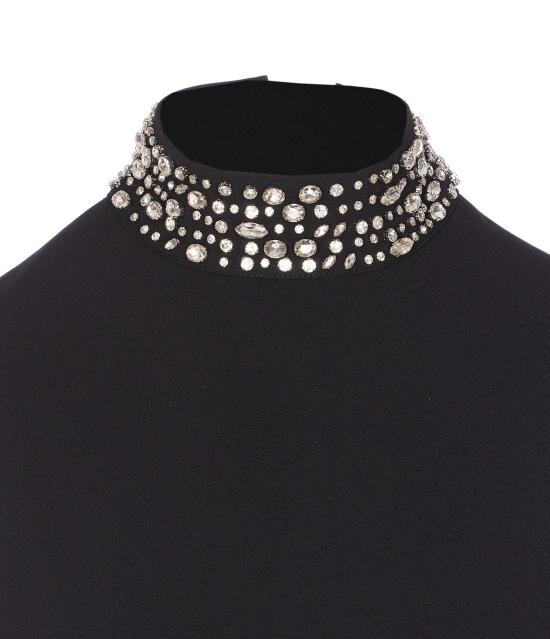 25FW 리우조 미디 원피스 CF5358T2527 22222 Black - LIU JO