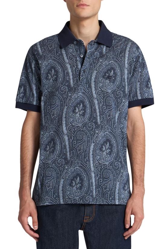 25FW 에트로 폴로 티셔츠 MRMD0004AK472 X0883 - ETRO