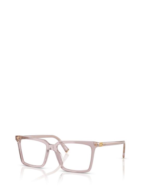 26FW 미우미우 안경 MU 08XV 12W1O1 TRANSPARENT MAUVE - MIU MIU