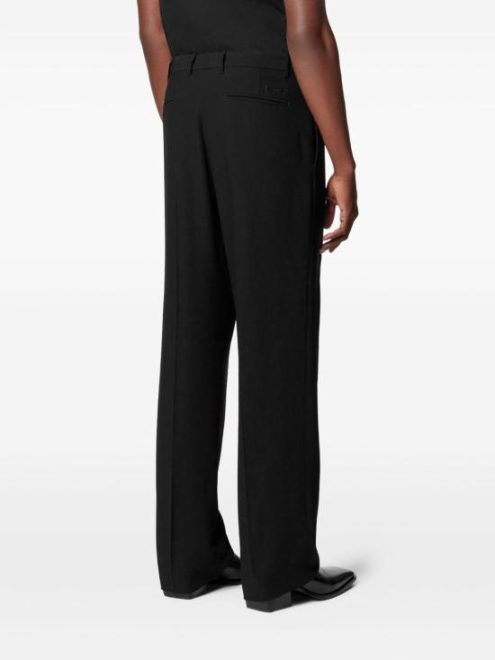 25FW 베르사체 스트레이트 팬츠 10202221A14993 1B000 Black - VERSACE