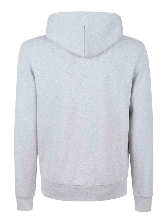 25FW 라코스테 오가닉 코튼 후드 티셔츠 SH9623CCA Grey - LACOSTE