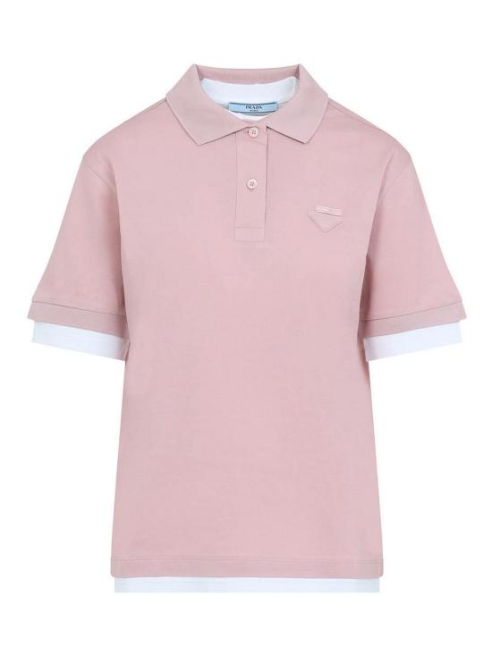  프라다 민소매 티셔츠 39586SOOO1736F0E18 Pink