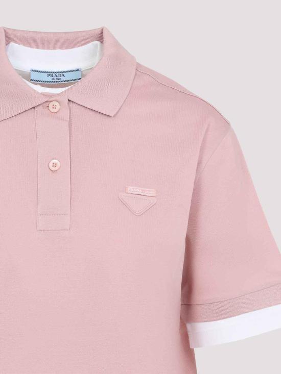  프라다 민소매 티셔츠 39586SOOO1736F0E18 Pink - PRADA