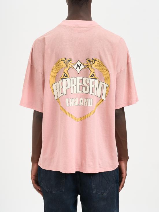 25FW 리프레젠트 반팔 티셔츠 MMLM10017124 Pink - REPRESENT