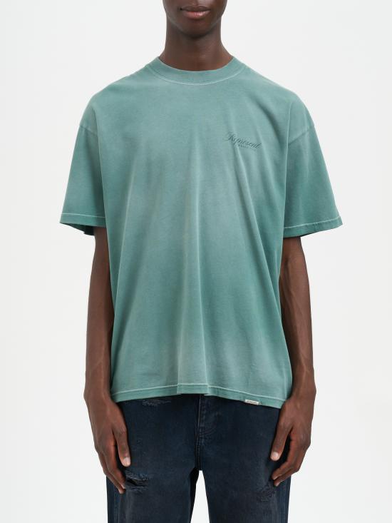 26SS 리프레젠트 반팔 티셔츠 MOCM4120139 Green