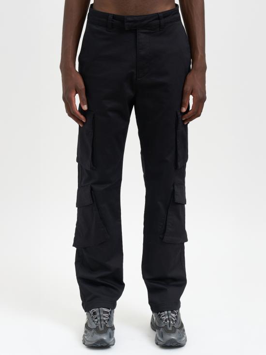 25FW 리프레젠트 스트레이트 팬츠 MMLM10009601 Black