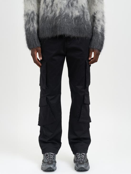 25FW 리프레젠트 스트레이트 팬츠 MMLM10009601 Black - REPRESENT