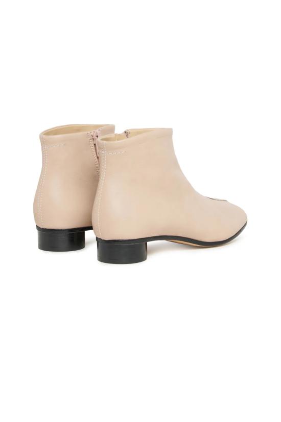 25FW [키즈] MM6 메종마르지엘라 미들 부츠 80977 1 Beige - MM6 MAISON MARGIELA