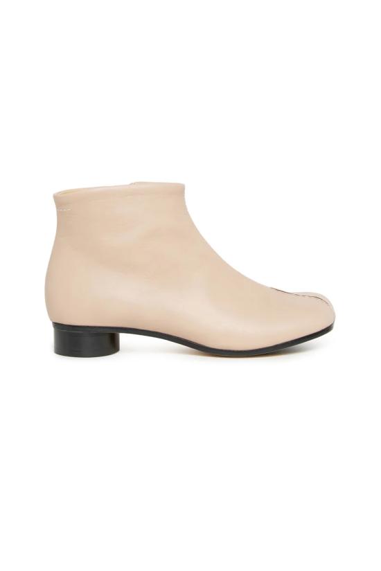 25FW [키즈] MM6 메종마르지엘라 미들 부츠 80977 1 Beige - MM6 MAISON MARGIELA