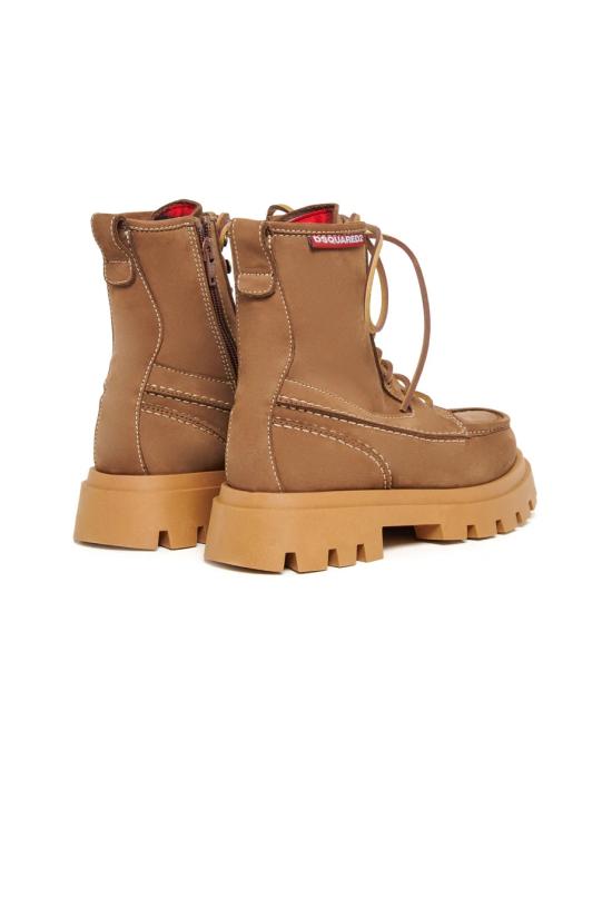 25FW [키즈] 디스퀘어드2 미들 부츠 81526 Brown - DSQUARED2