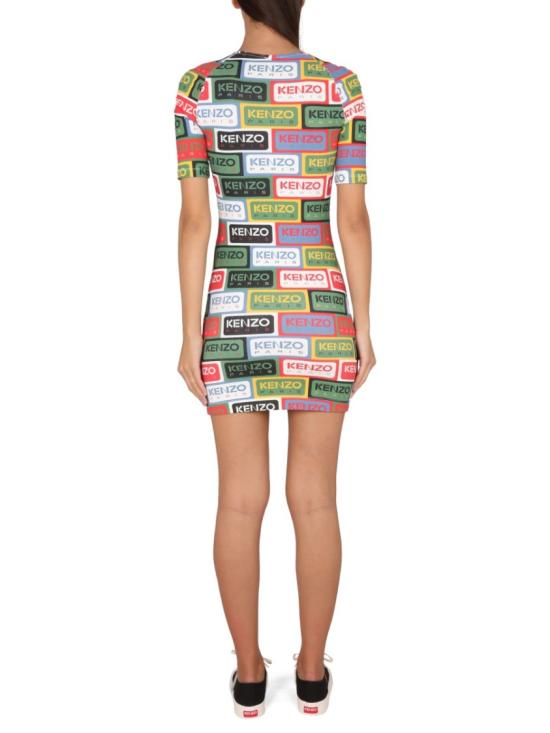 겐조 숏 원피스 FD52RO729 4SNMU Multicolor - KENZO