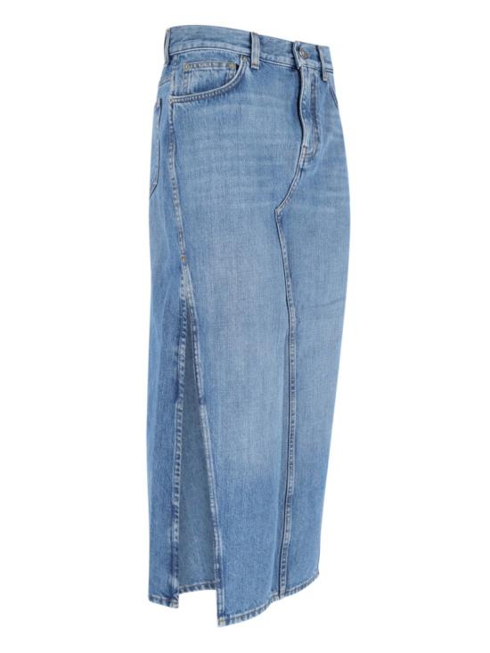 25FW 지방시 데님 스커트 BW40Z9516F420 Blue - GIVENCHY