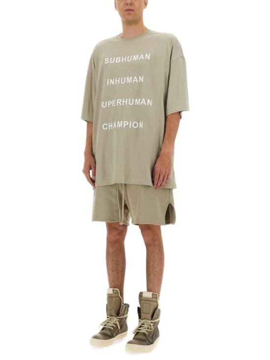 25SS 릭오웬스 x 챔피온 반팔 티셔츠 CM01E1675 CHJG08 Neutrals - RICK OWENS X CHAMPIONS