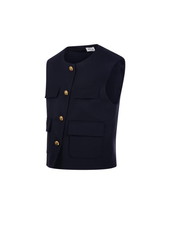 25FW 파로쉬 베스트 LILIUXY25 D410047G 012 BLU - PAROSH