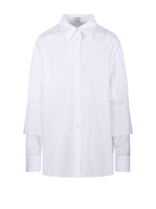 25FW 로에베 셔츠 S540Y05XC9 2100 WHITE