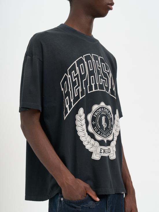 25FW 리프레젠트 반팔 티셔츠 MMLM10017004 Black - REPRESENT