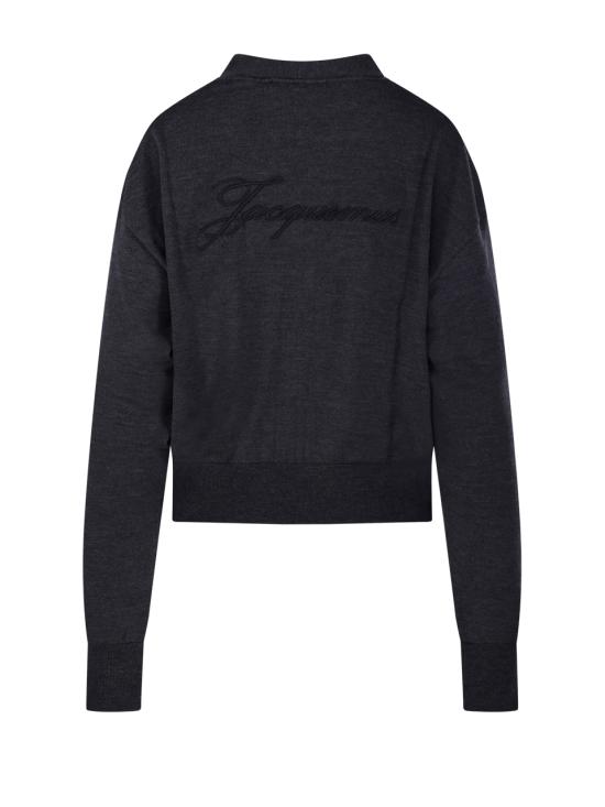 25FW 자크뮈스 가디건 25HCDW00816AK00299 970 DARK GREY - JACQUEMUS