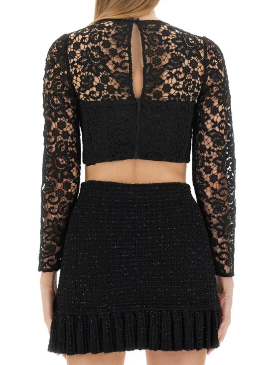  셀프 포트레이트 긴팔 티셔츠 AW23002TB BLACK Black - SELF PORTRAIT