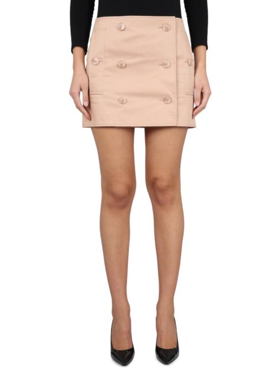  버버리 숏 스커트 8067747 A4366 Neutrals