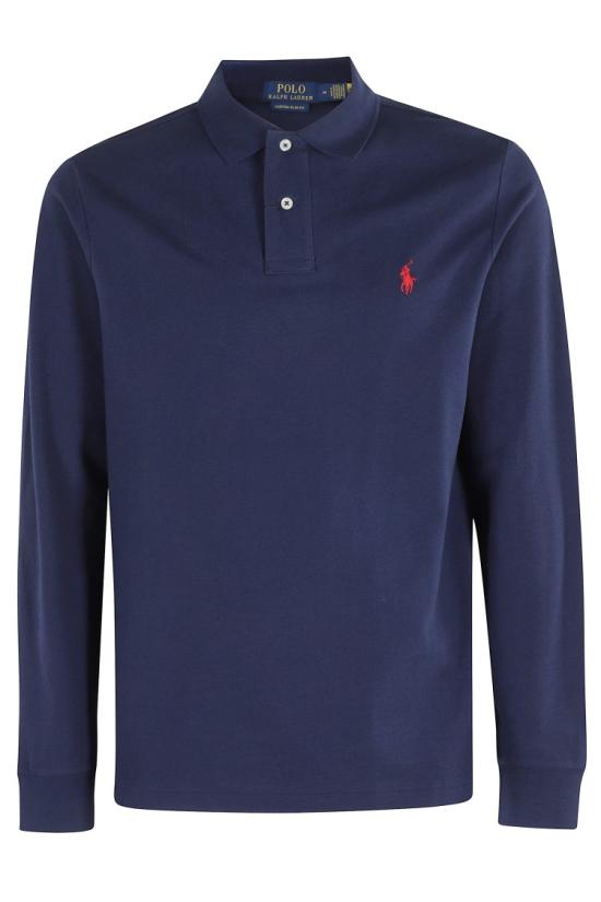25FW 폴로 랄프로렌 클래식 핏 코튼 폴로 셔츠 710680790 097 Blue