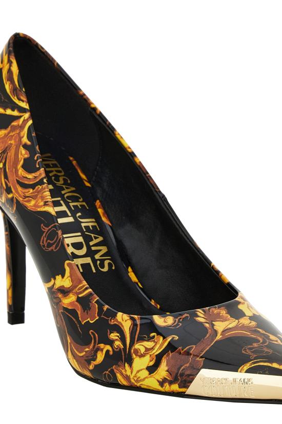 25FW 베르사체 힐/펌프스 79VA3S50 ZS366G89 Black - VERSACE