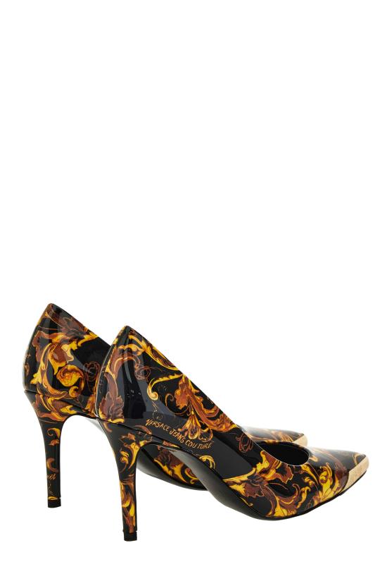 25FW 베르사체 힐/펌프스 79VA3S50 ZS366G89 Black - VERSACE