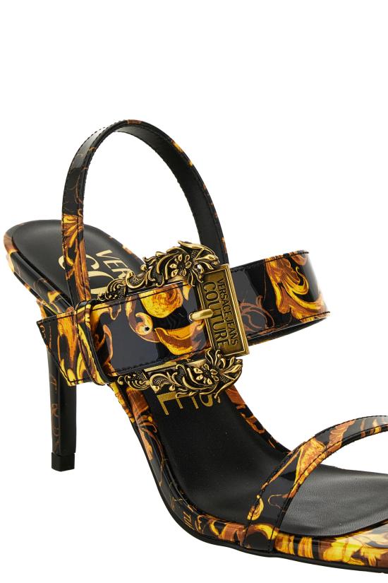 25FW 베르사체 샌들 79VA3S71 ZS366G89 Black - VERSACE