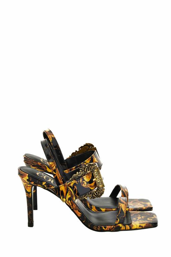 25FW 베르사체 샌들 79VA3S71 ZS366G89 Black - VERSACE