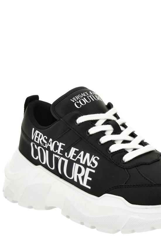 25FW 베르사체 스니커즈 79YA3SC1 ZPB45899 Black - VERSACE