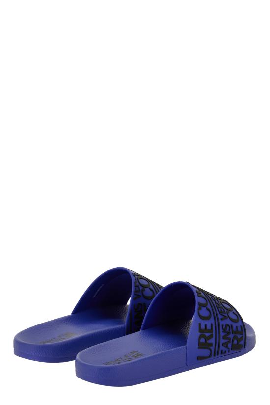 25FW 베르사체 뮬/슬리퍼 79YA3SQ1 71352289 Blue - VERSACE