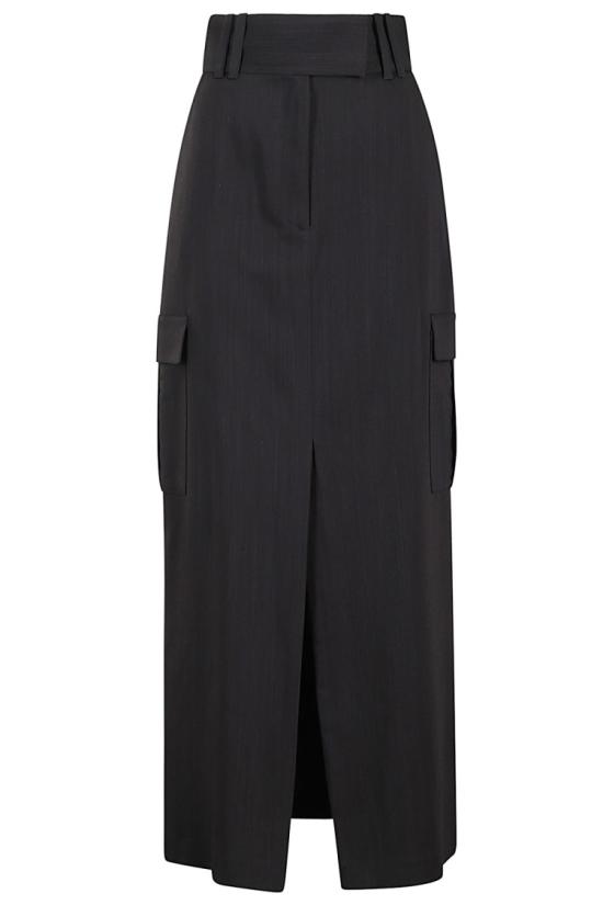  이로 롱 스커트 24WWM31SYBILLE 095 Black