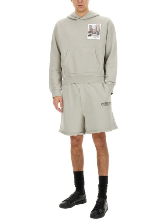  헬무트랭 후드 티셔츠 O10HM520 B00 Grey - HELMUT LANG